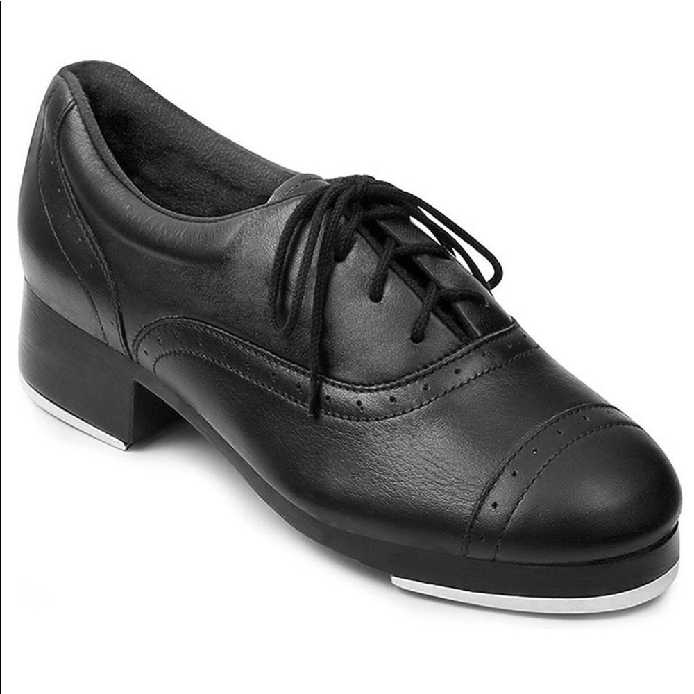 Jason Samuel Smith black Bloch tap shoes